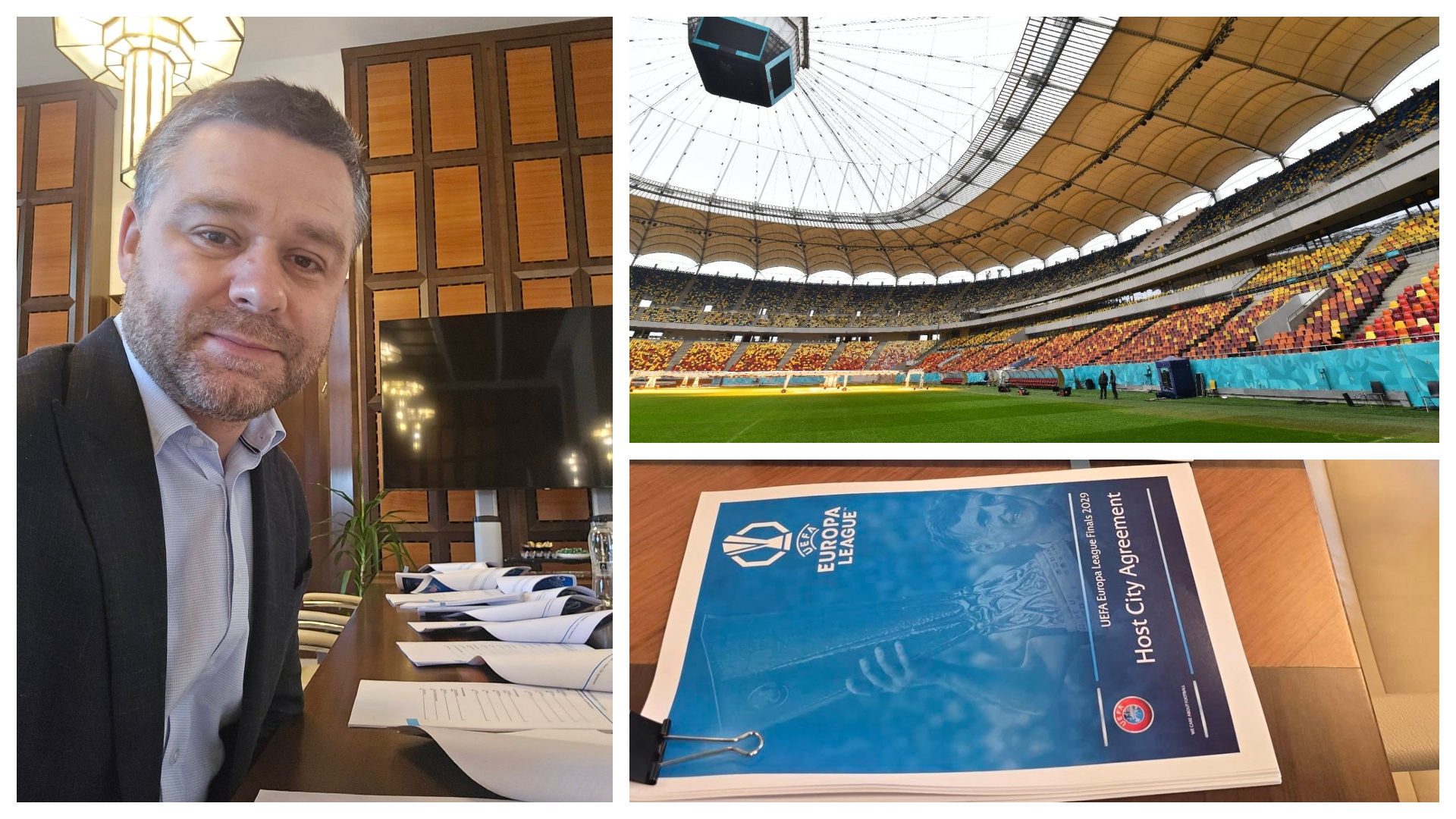 Ciprian Ciucu vrea finala UEFA Europa League la București. Primarul general al Capitalei a semnat dosarul de candidatură