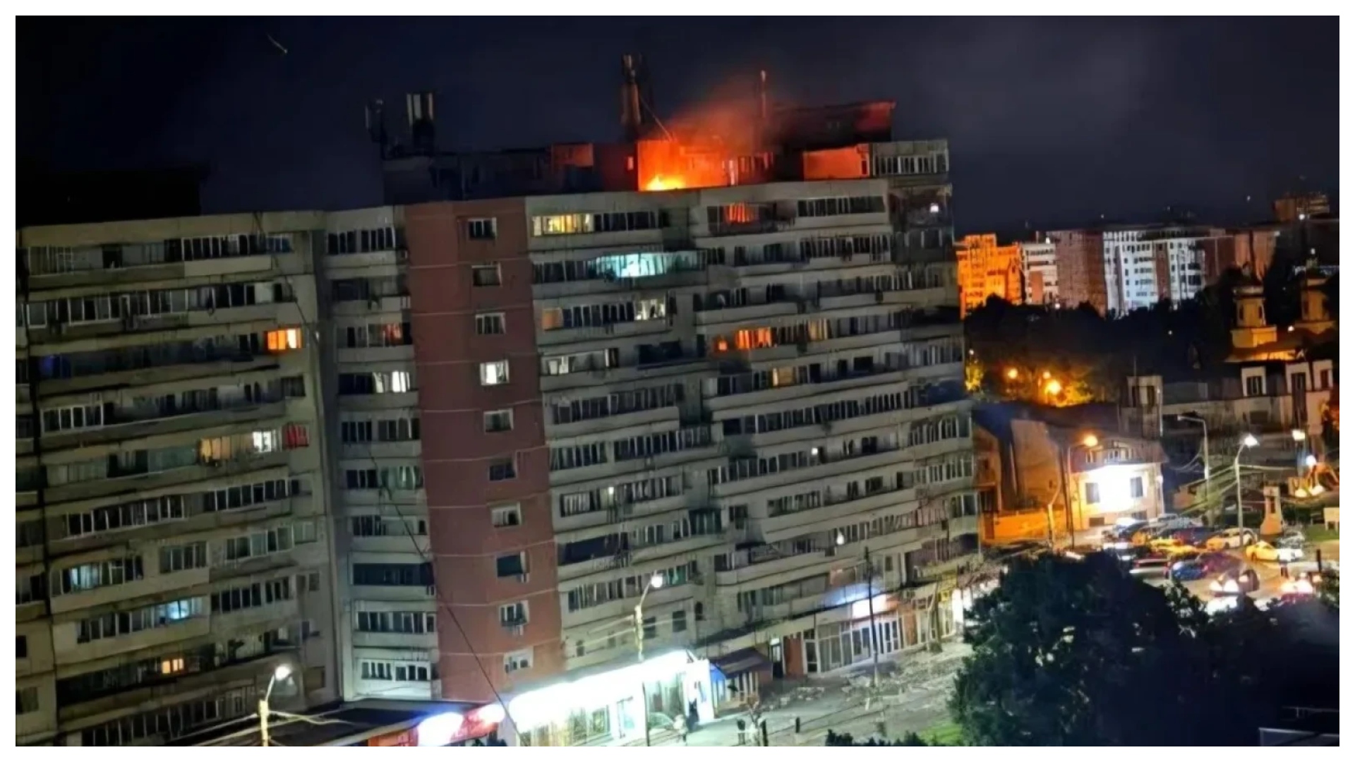 O dronă s-a prăbușit peste un bloc din Galați. Două persoane rănite VIDEO