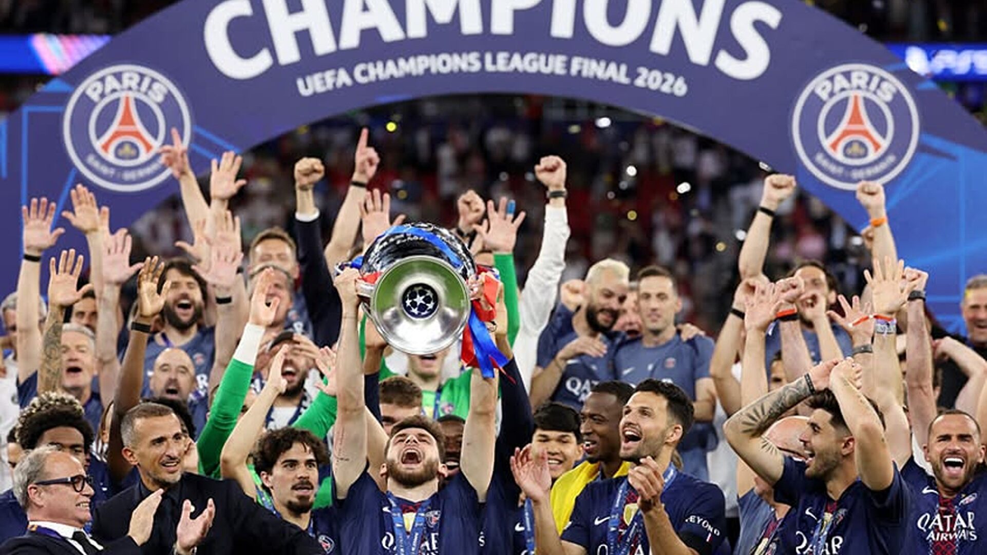 VIDEO. Trofeul Ligii Campionilor la fotbal rămâne la Paris: PSG a învins Arsenal și câștigă cupa pentru al doilea an la rând