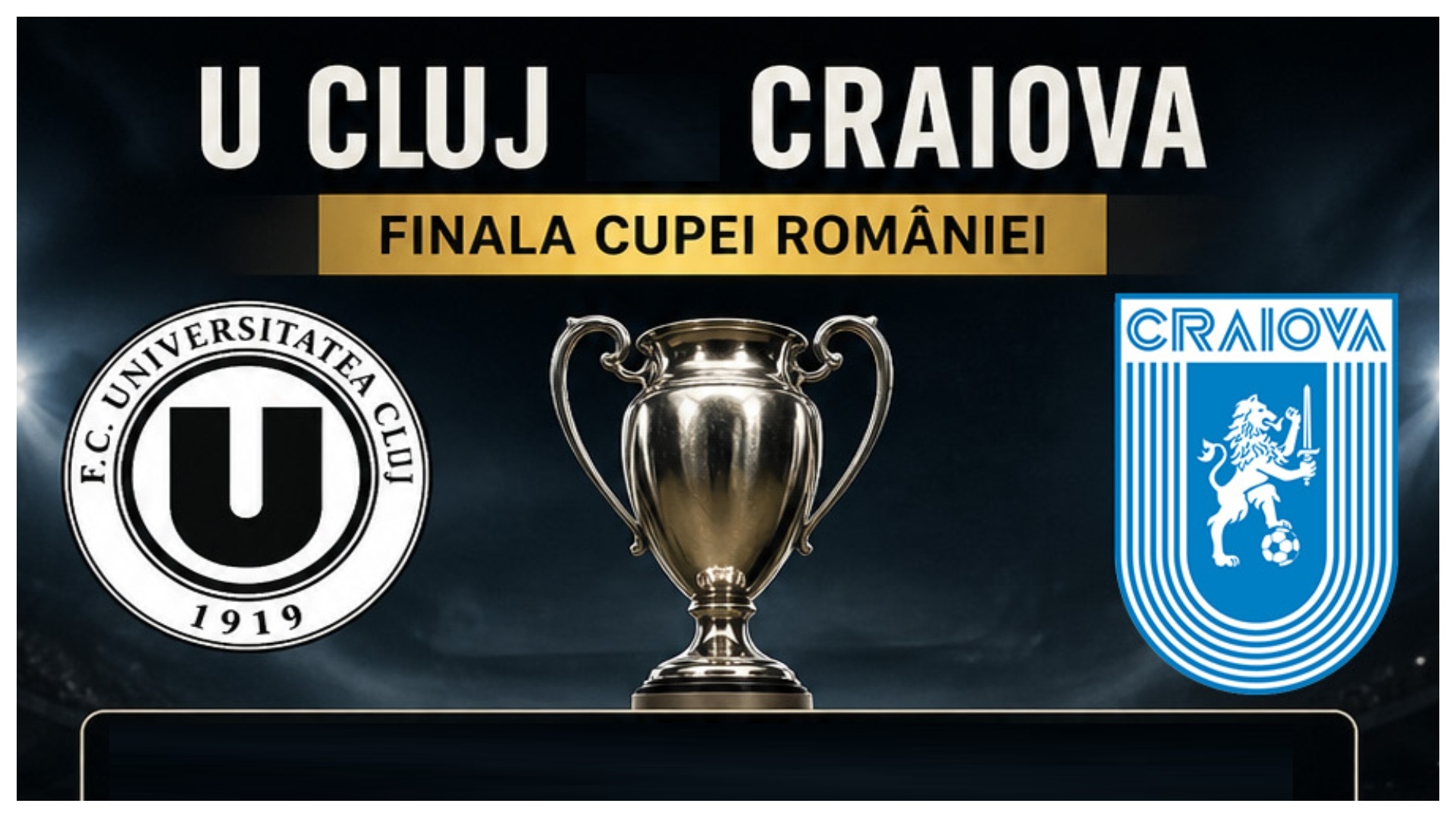 Pariuri. U Cluj – Universitatea Craiova. Ponturi şi cote Cupa României